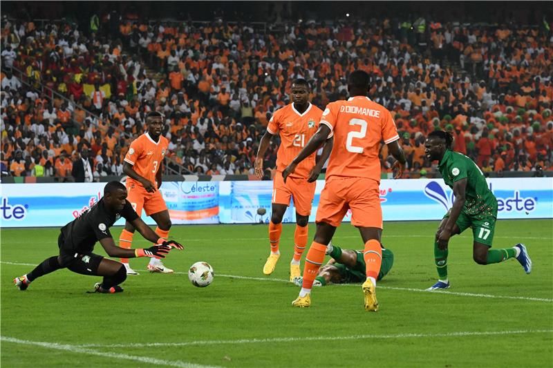 جانب من المباراة