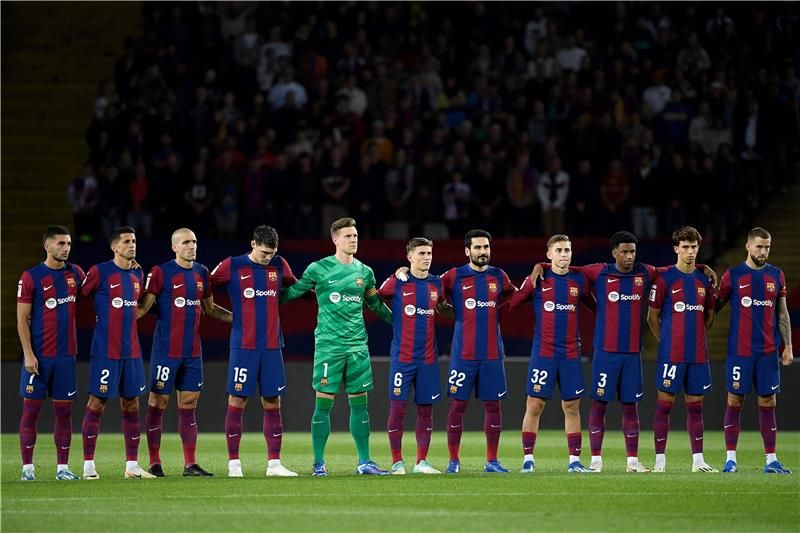 لاعبو برشلونة