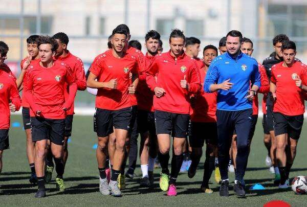 من تدريبات المنتخب