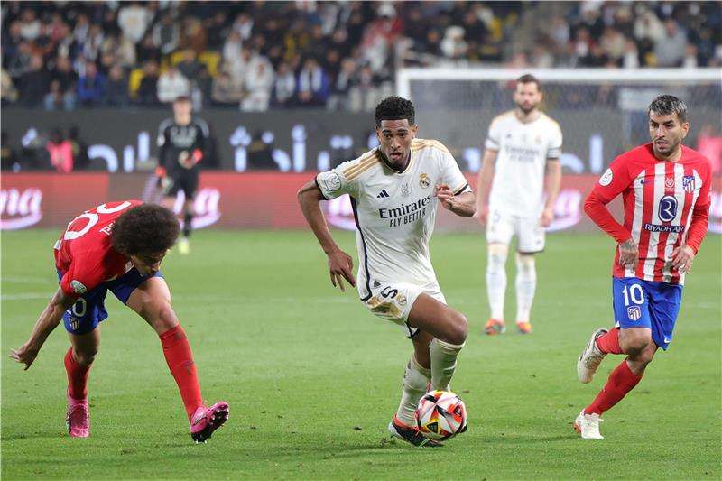 من مباراة سابقة بين ريال مدريد وأتلتيكو مدريد