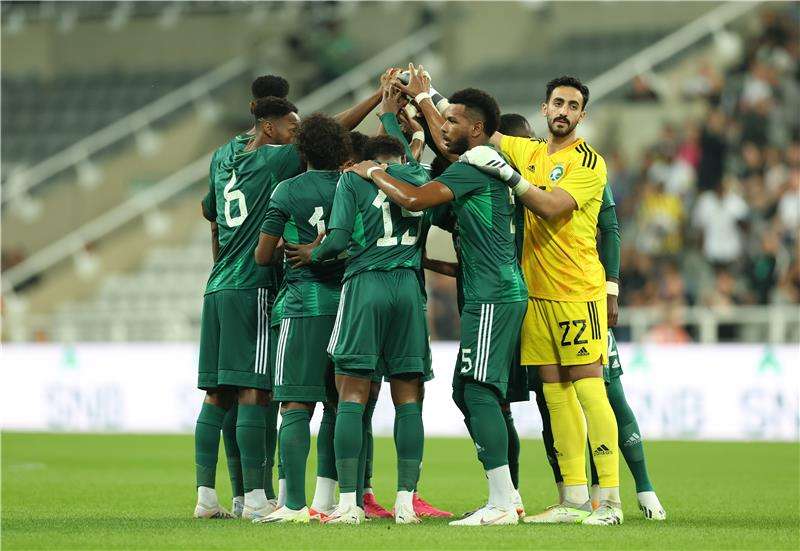 لاعبو منتخب السعودية