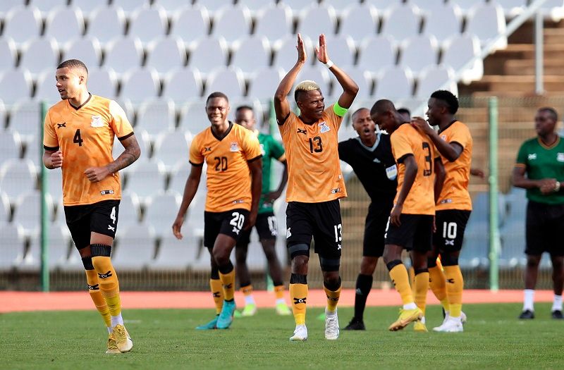 لاعبو زامبيا