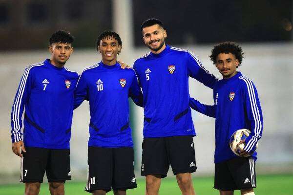 من مران منتحب الإمارات للشباب