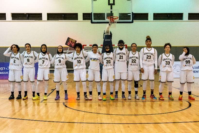 لاعبات فريق العاصمة