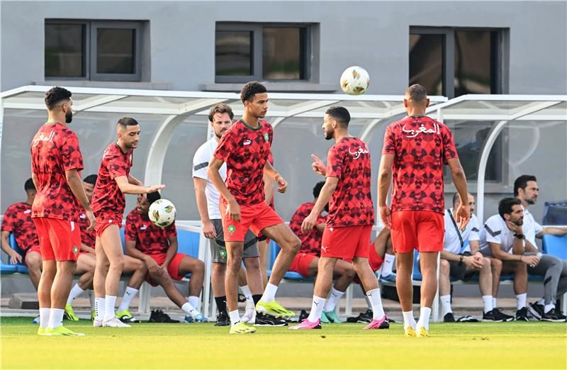 من تدريبات المنتخب