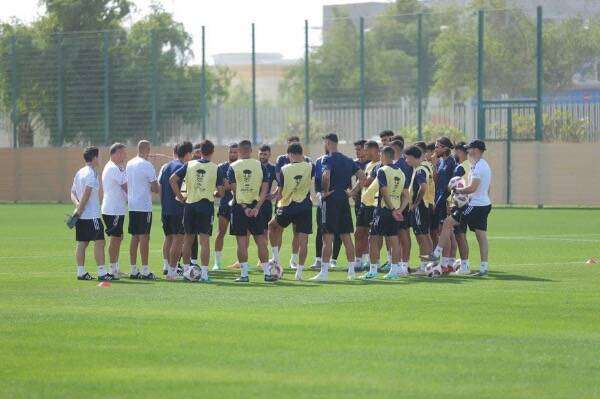 من تدريبات المنتخب