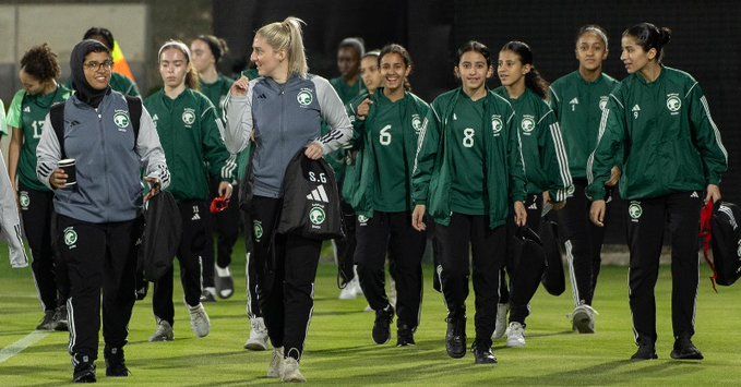 معسكر المنتخب السعودي للناشئات