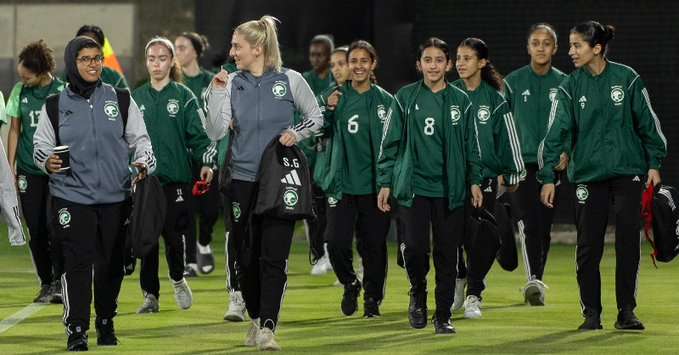 معسكر المنتخب السعودي للناشئات