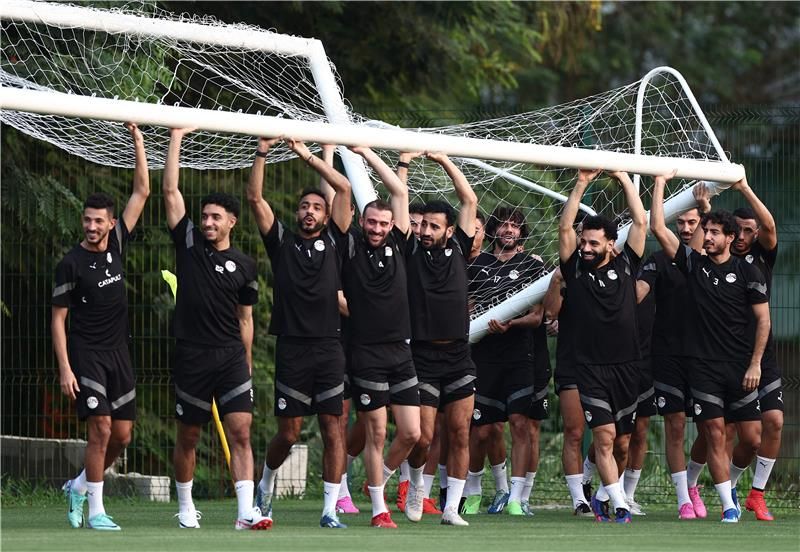 من تدريبات المنتخب المصري