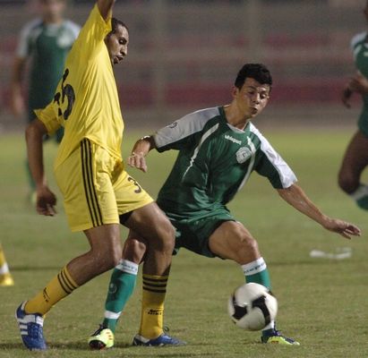 لقطة من المباراة