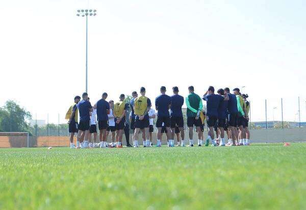 من تدريبات المنتخب