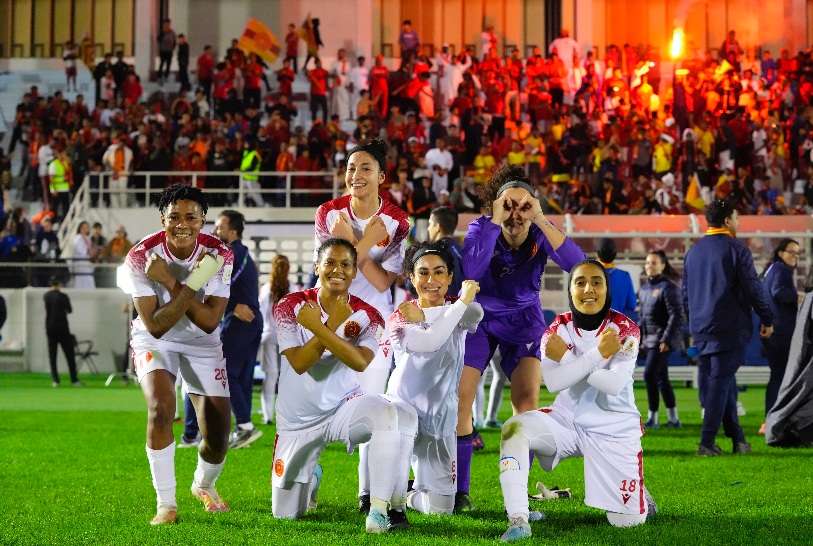 لاعبات القادسية السعودي