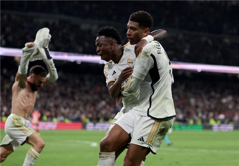 فرحة لاعبي ريال مدريد