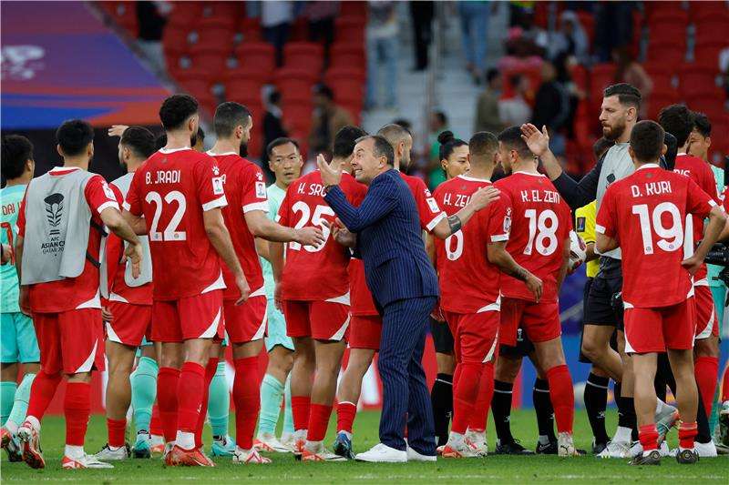 لاعبو منتخب لبنان