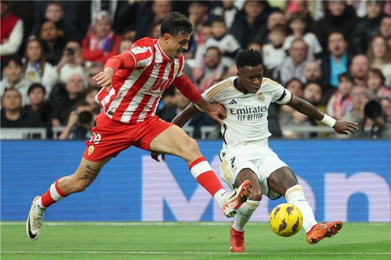 من مباراة ريال مدريد وألميريا