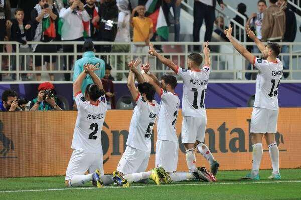 لاعبو فلسطين