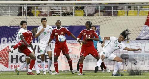 من مباراة العراق وعُمان في خليجي 20 باليمن