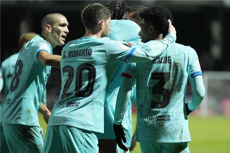 لاعبو برشلونة