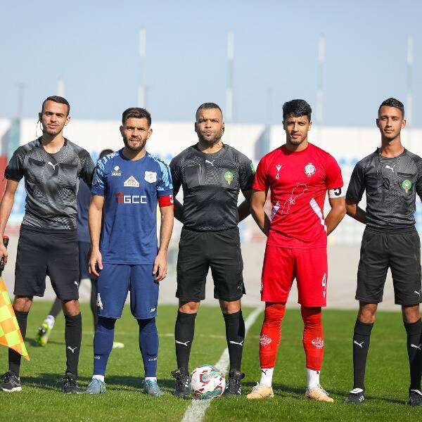 من مباراة الوداد والدفاع الجديدي