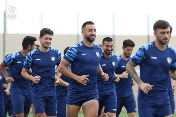 لاعبو منتخب سوريا