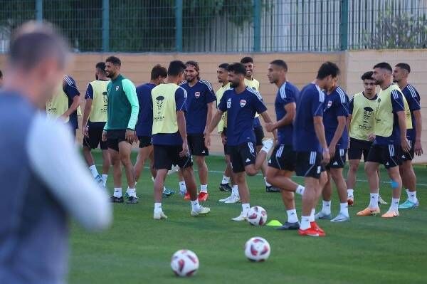 من تدريبات المنتخب