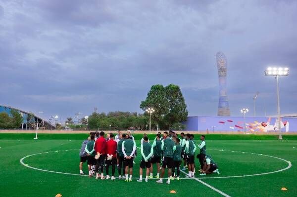 لاعبو منتخب السعودية