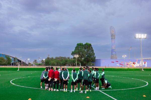 لاعبو منتخب السعودية