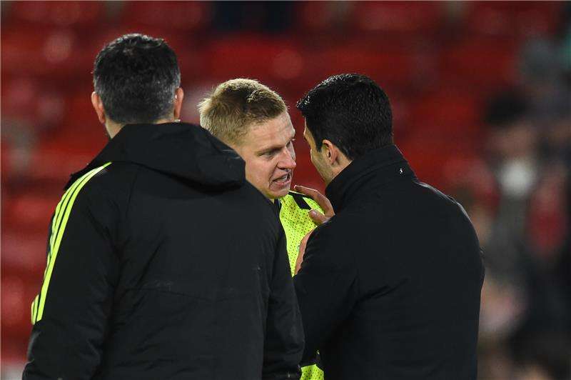 أرتيتا وزينشينكو