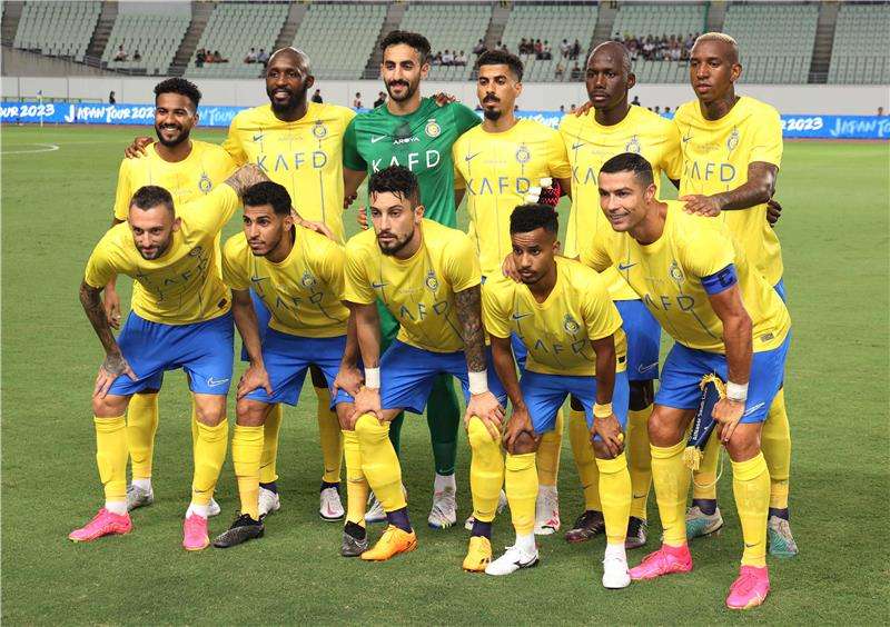 لاعبو النصر السعودي