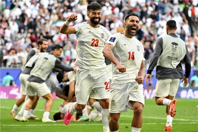 فرحة لاعبي إيران