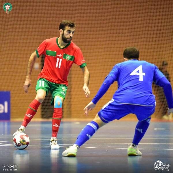 من مباراة المغرب وإيطاليا الودية