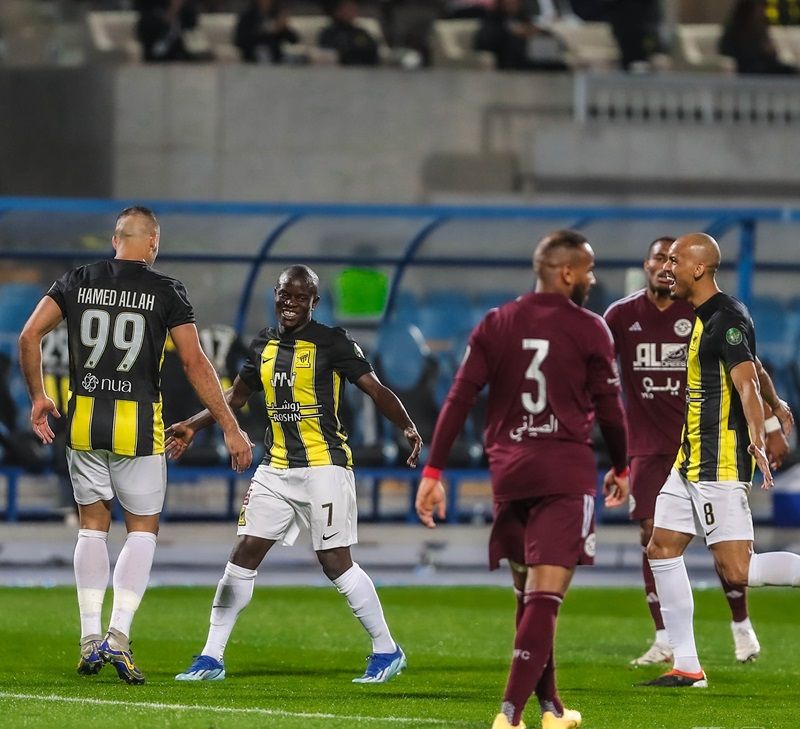 من لقاء الاتحاد والفيصلي