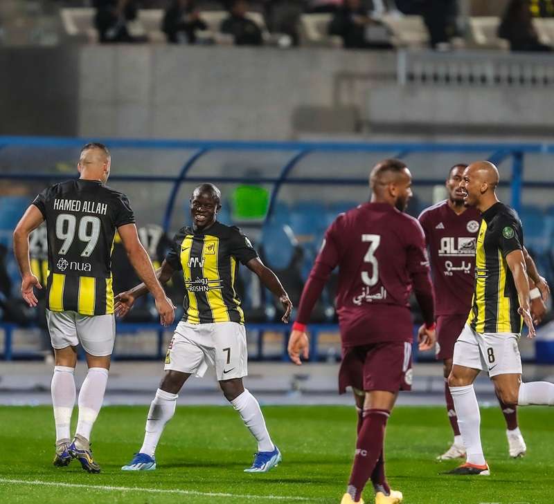 من لقاء الاتحاد والفيصلي