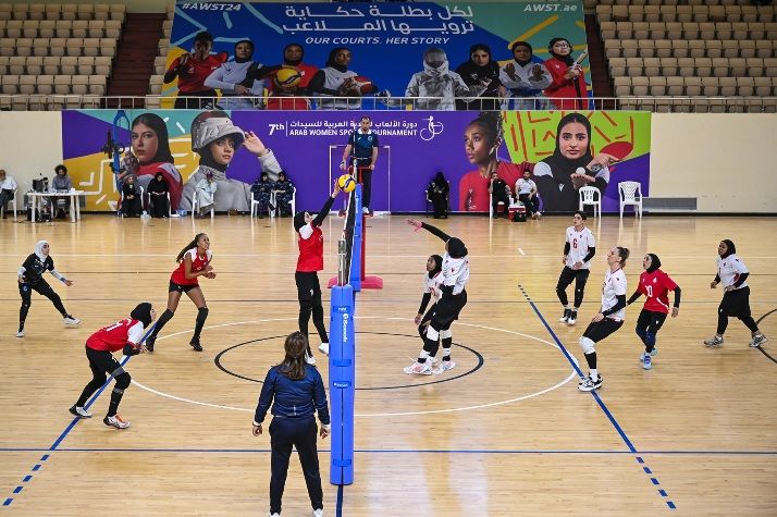 منافسات كرة الطائرة النسائية في خورفكان