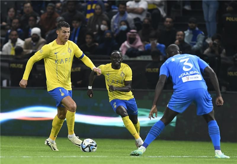 جانب من المباراة