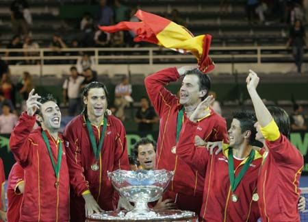 من نهائي كأس ديفز 2008 حين انتزع الأسبان اللقب من ديار الأرجنتين 