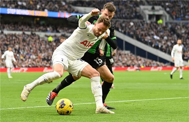 من مواجهة توتنهام أمام برايتون