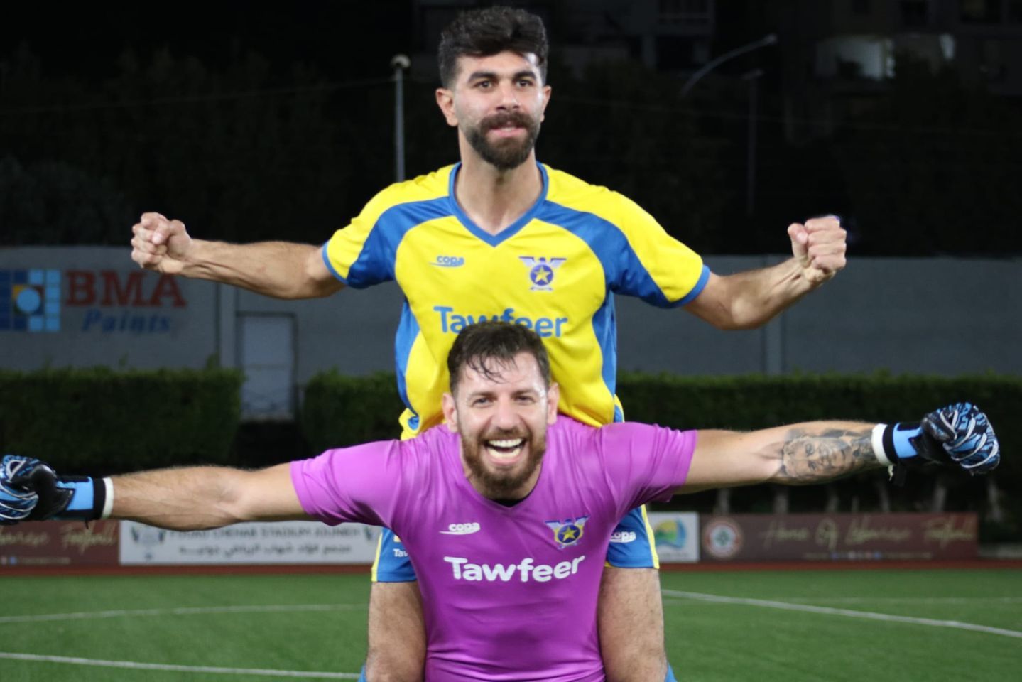 فرحة لاعبي الصفاء