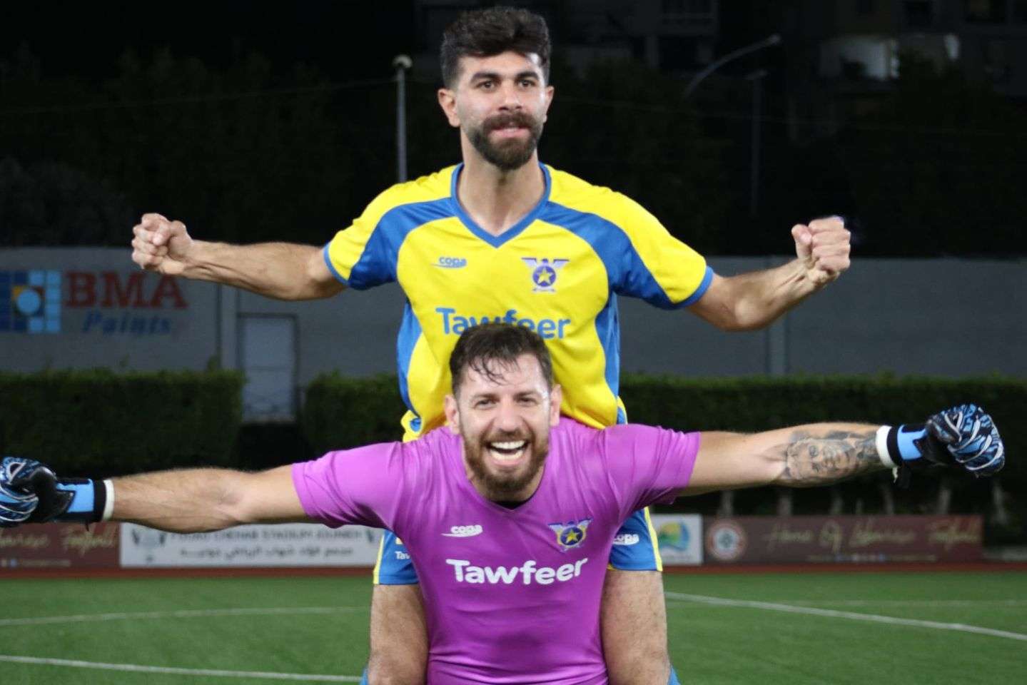 فرحة لاعبي الصفاء