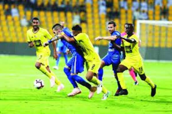 من مباراة سابقة بين الوصل والنصر