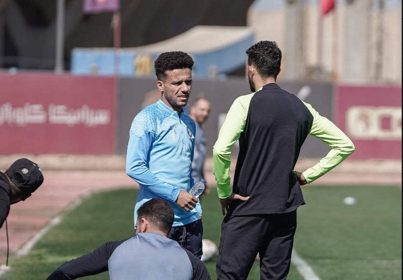 مصطفى فتحي في مران الزمالك