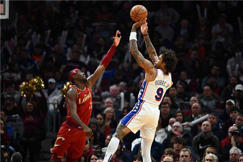 من مباراة فيلادلفيا سيفنتي سيكسرز و كليفلاند كافالييرز