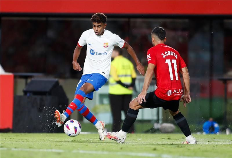 من مباراة سابقة بين برشلونة وريال مايوركا