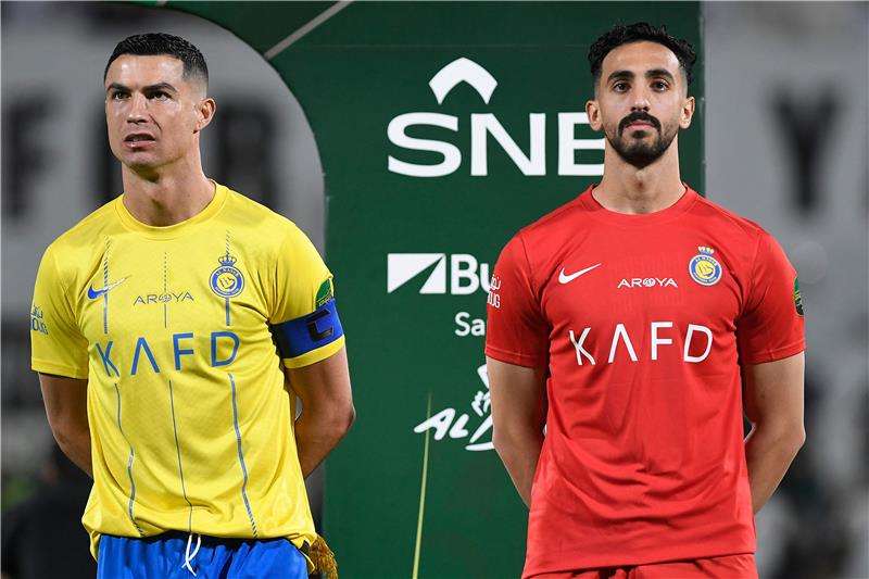 نواف العقيدي مع كريستيانو رونالدو