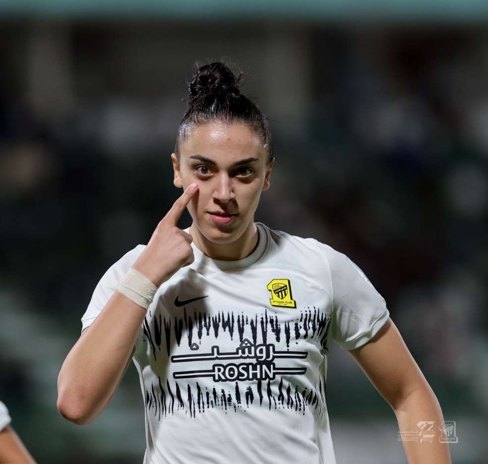 السورية نور مصطفى مع نادي الاتحاد