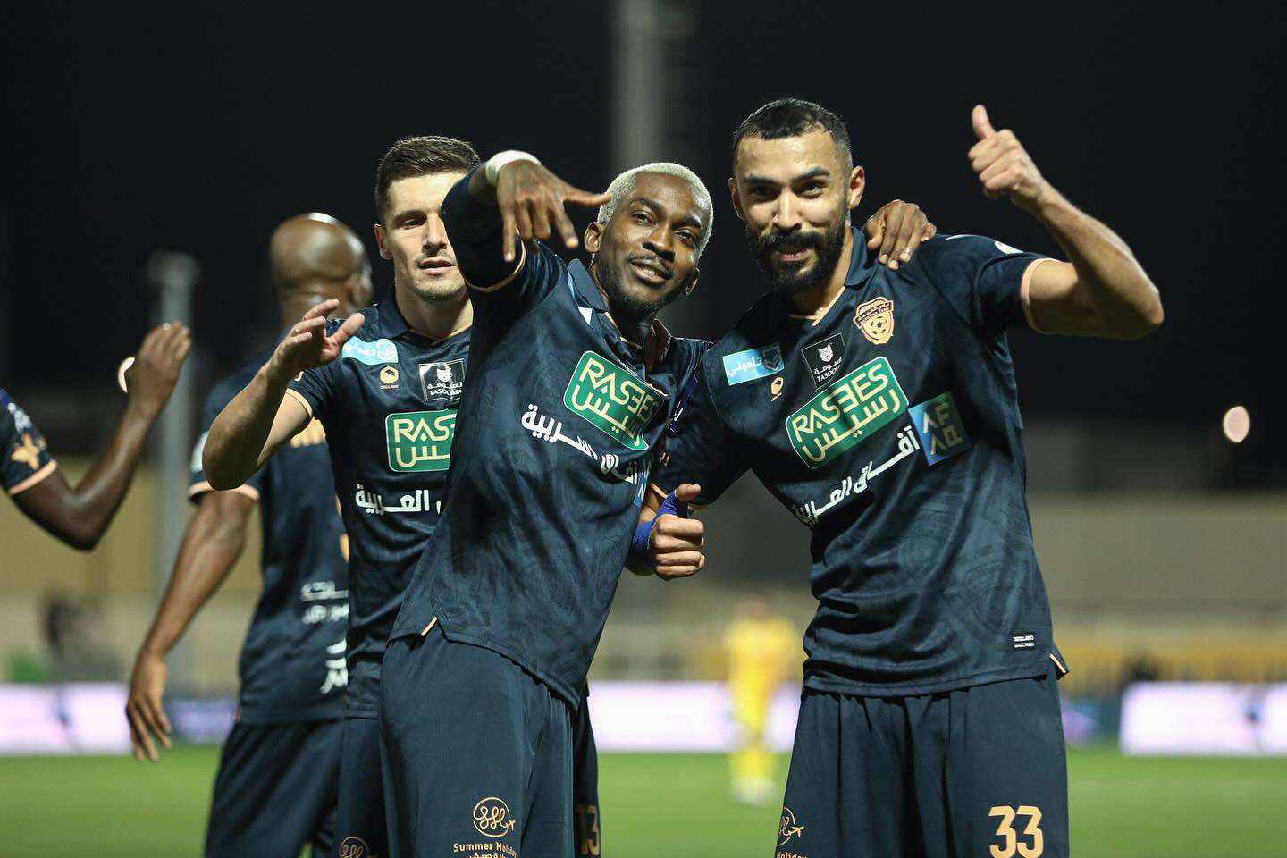 فرحة لاعبي الفيحاء