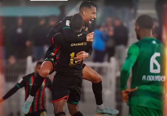 فرحة لاعبي الجيش الملكي