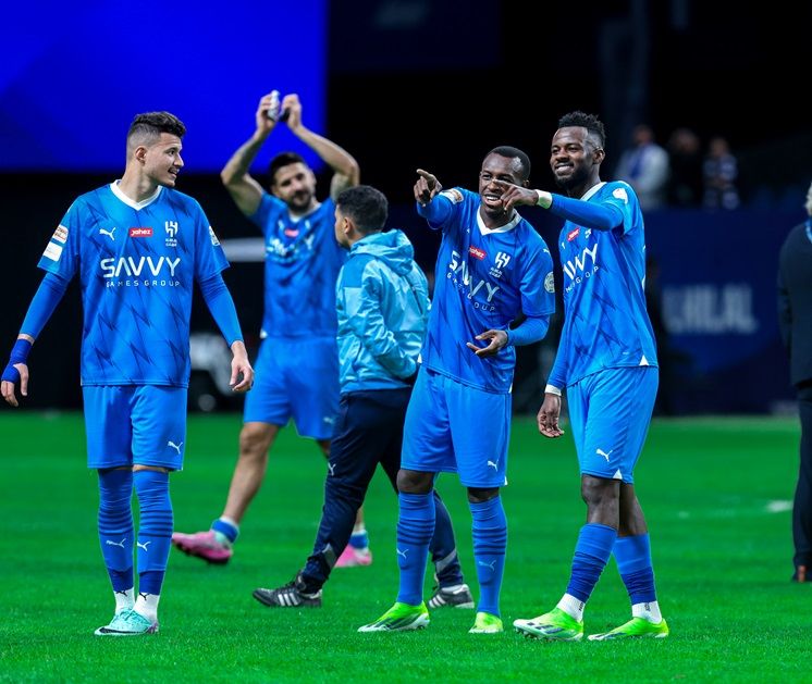 لاعبو الهلال السعودي