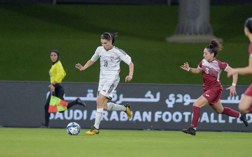 شوخان صالحي في لقاء العراق وفلسطين