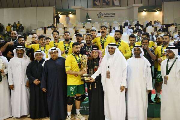 من مراسم التتويج